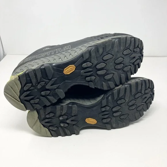 La Sportiva Spire GTX Shoes Mens Size 10 Black Gray Gore Tex Hiking Vibram - Picture 8 of 8